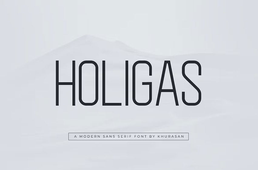 Holigas Font