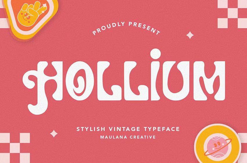 Hollium Stylish Vintage Typeface Font