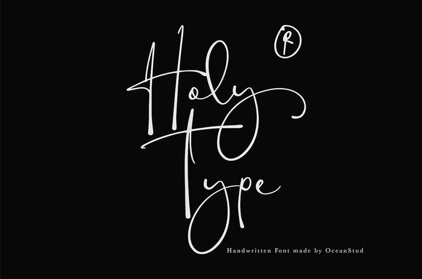 Holy Type Font