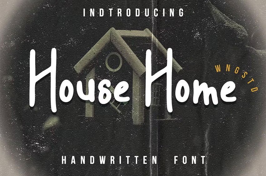 House Home Font