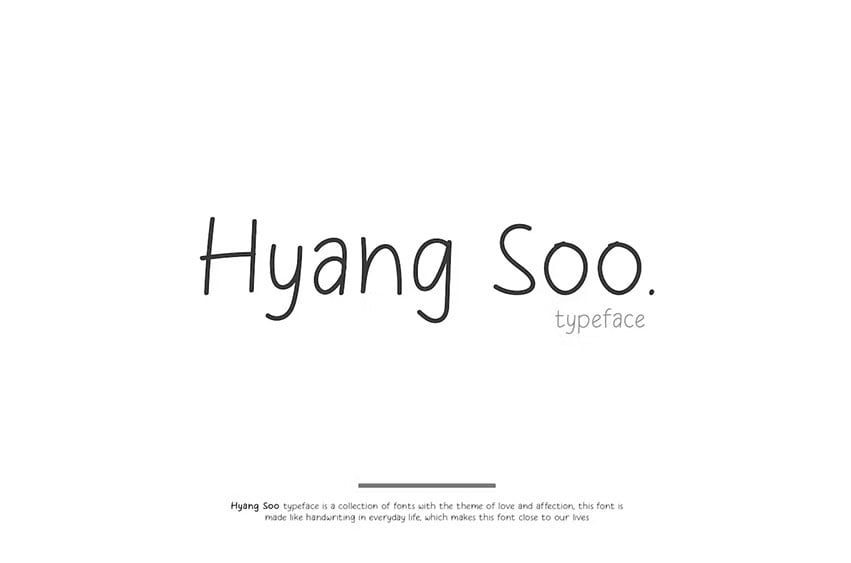 Hyang Soo Font