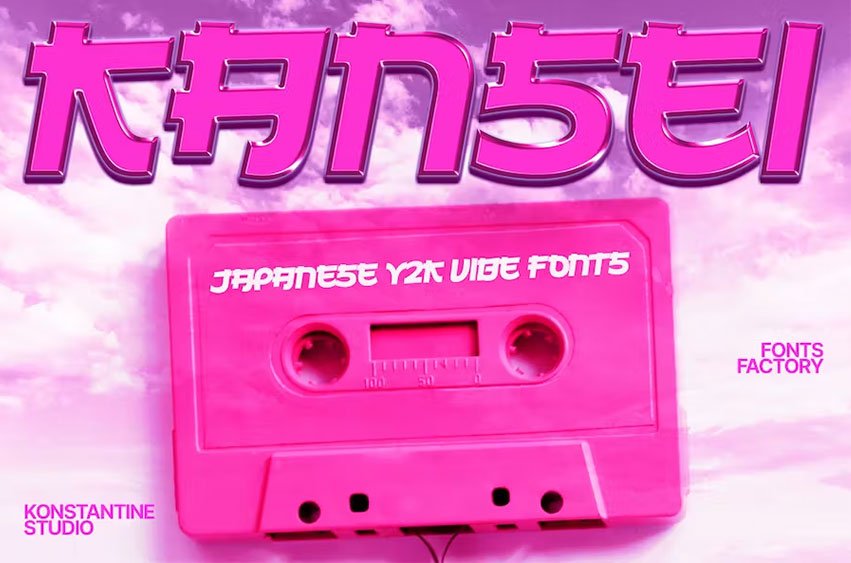 Kansei Japanese Y2K Font