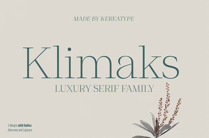 Klimaks Font