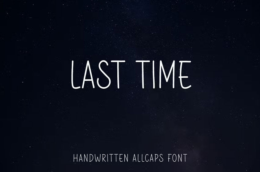 Last Time Font