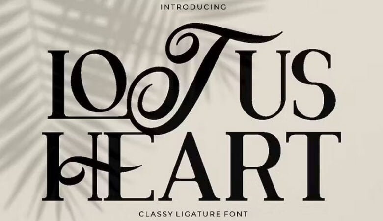 Lotus Heart Font