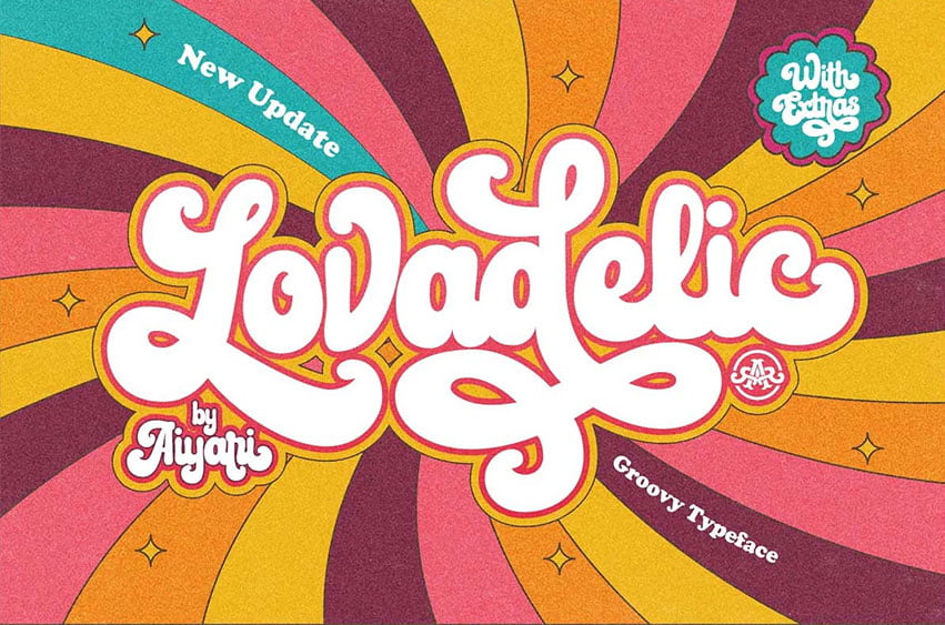 Lovadelic Font