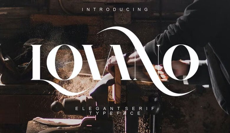 Lovano Elegant Serif Typeface Font