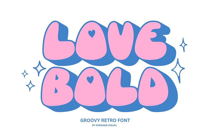 Love Bold Font