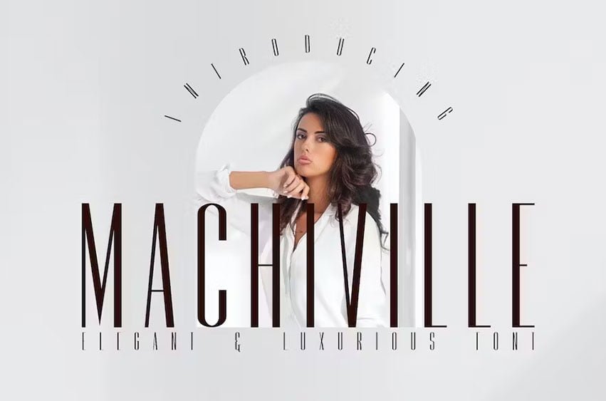 Machiville Font