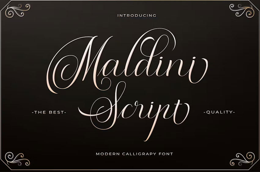 Maldini Script Font