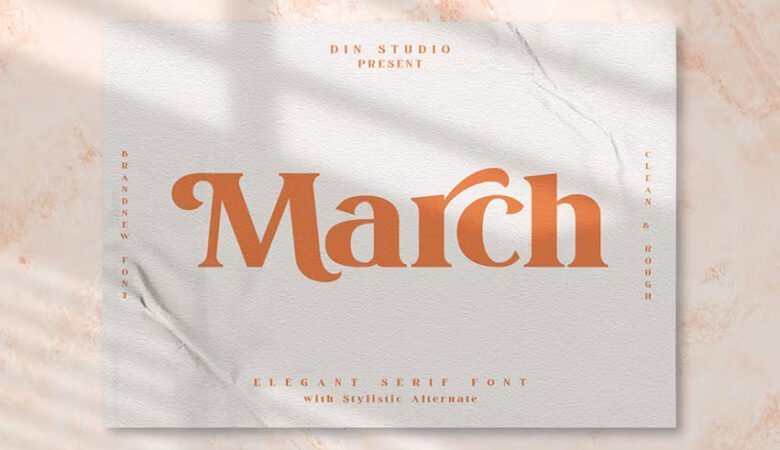 March Font