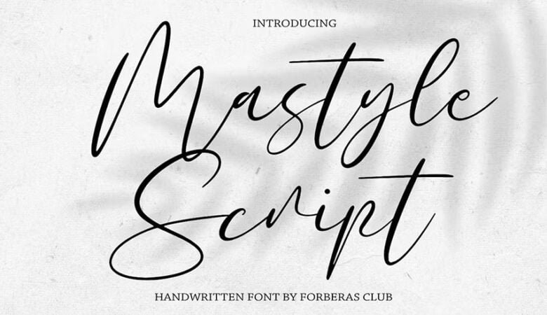 Mastyle Script Font