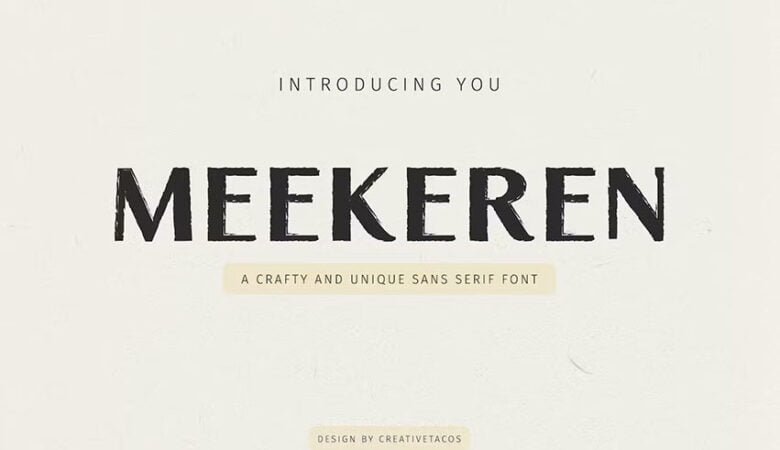 Meekeren Sans Serif Font