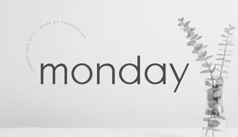 Monday Font