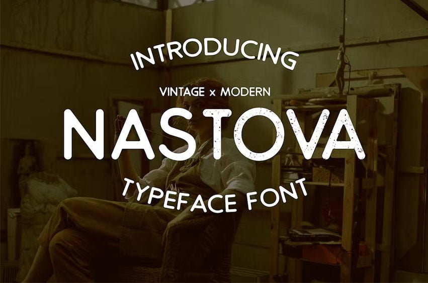Nastova Typeface Font