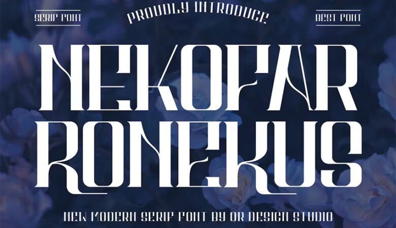 Nekofar Ronekus Font