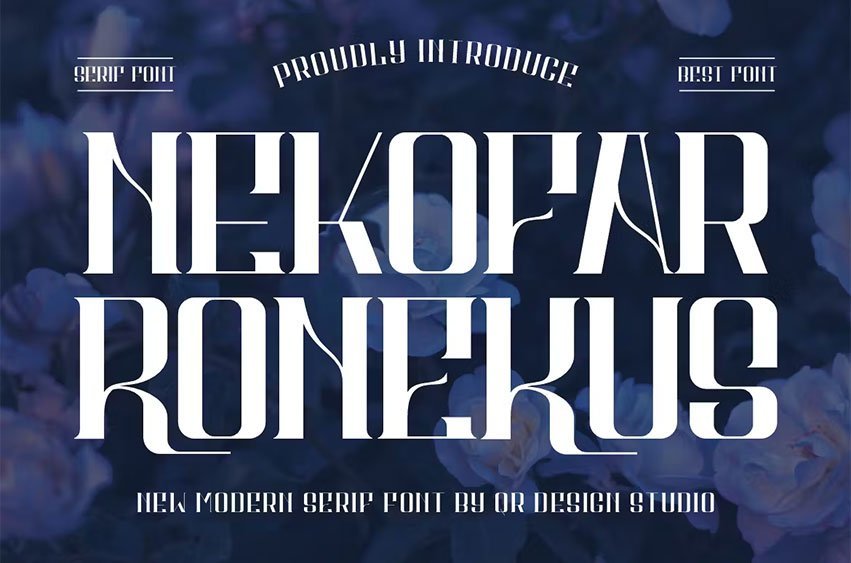 Nekofar Ronekus Font
