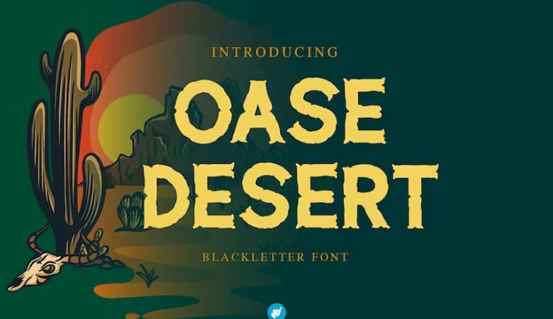 Oase Desert Slab Serif Western Font