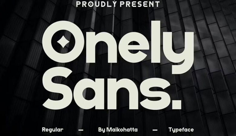 Onely Sans Font