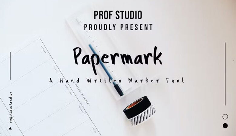 Papermark Font