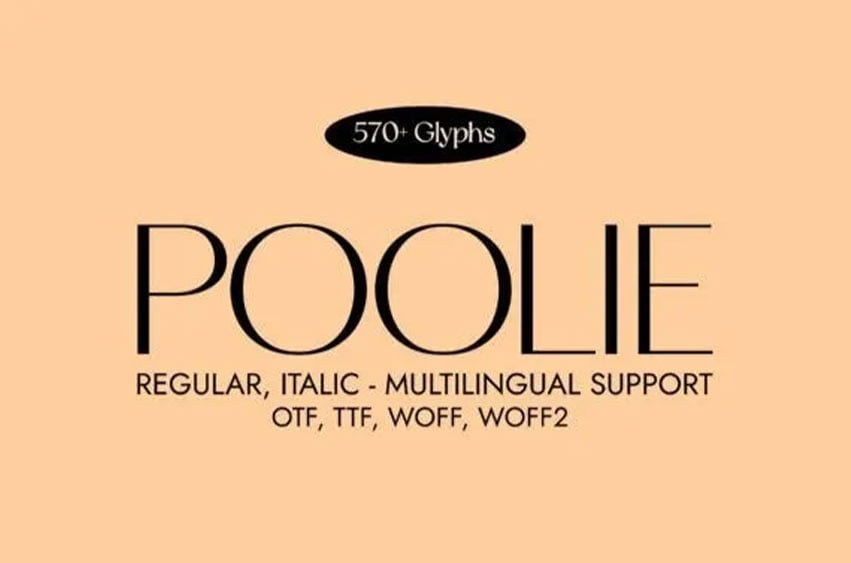 Poolie Font