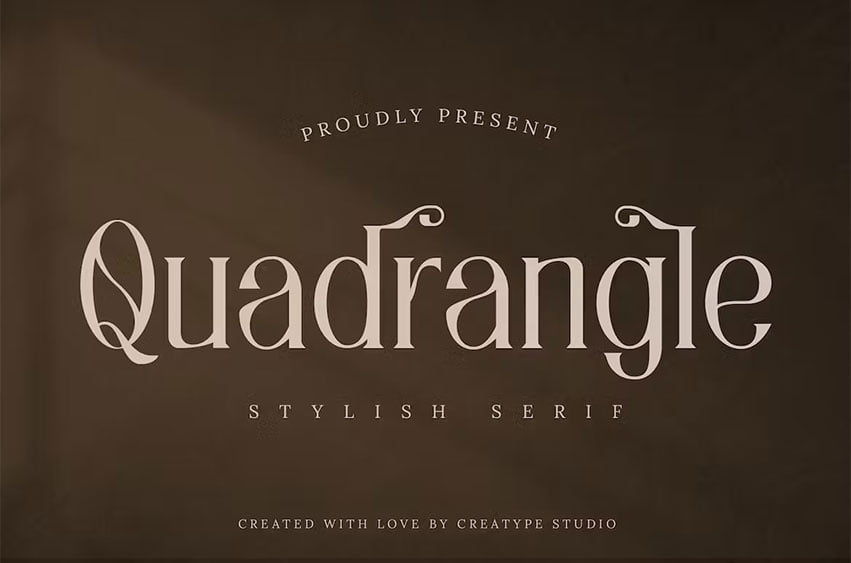 Quadrangle Font