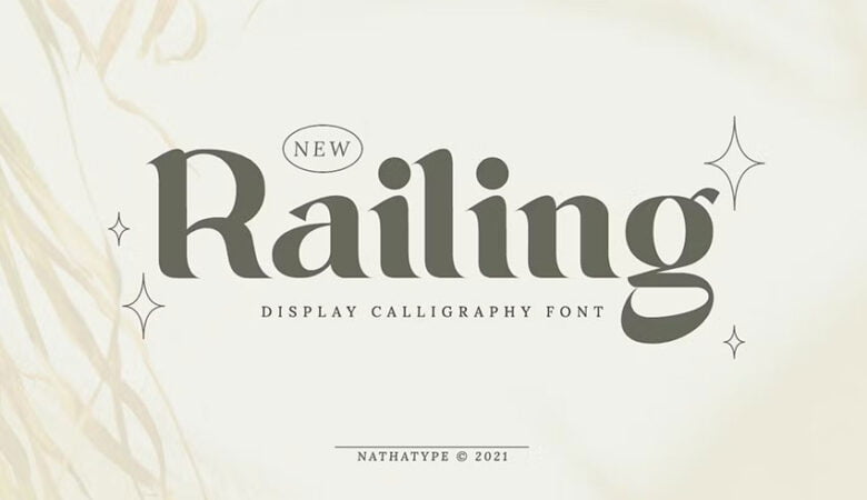 Railing Font