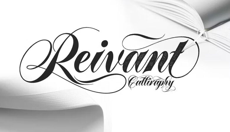 Reivant Wedding Calligraphy Font