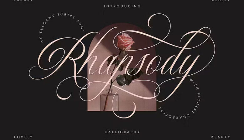 Rhapsody Calligraphy Script Font