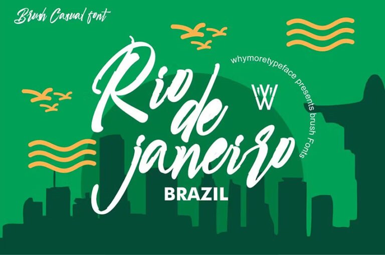 Rio de Janeiro Font - FreeDaFonts