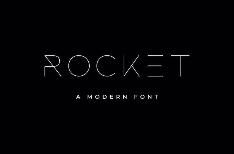 Rocket Font - FreeDaFonts