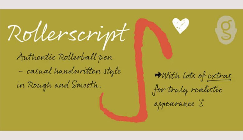 Rollerscript Font
