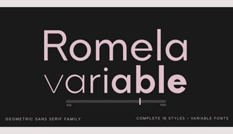 Romela Variable Full Font Family