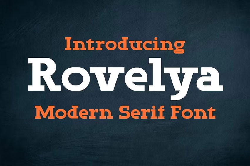 Rovelya Modern Serif Font