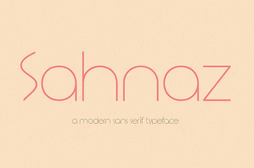 Sahnaz Font