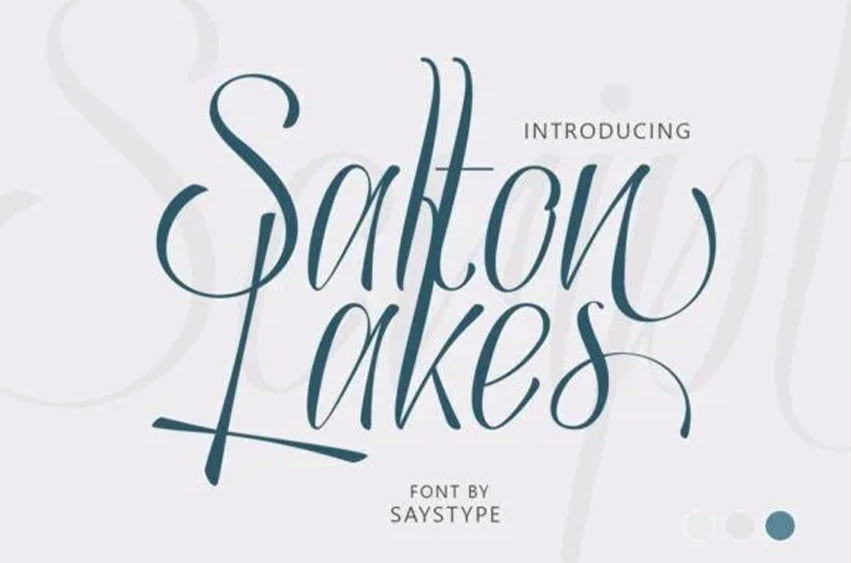 Salton Lakes Font