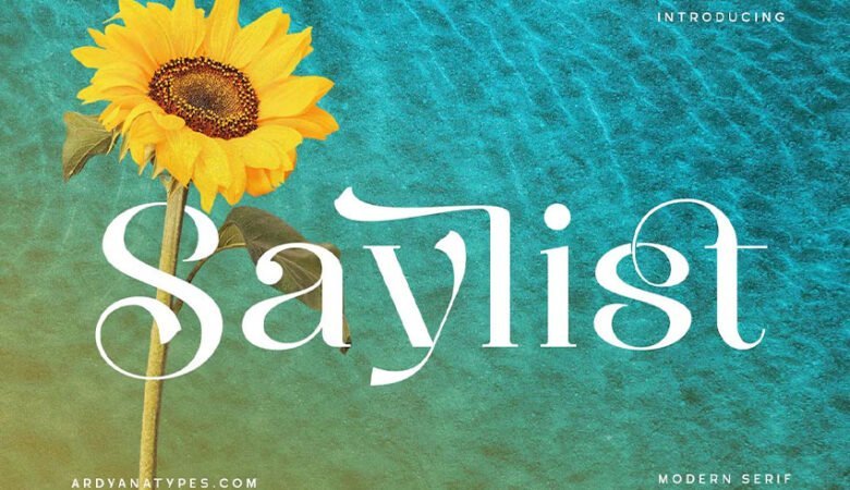 Saylist Font