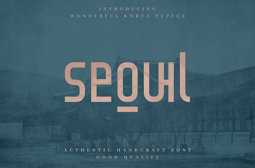 Seoul Authentic Korean Font