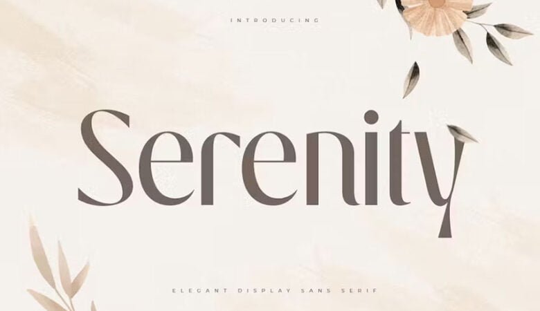 Serenity Font