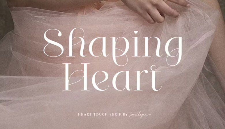 Shaping Heart Font