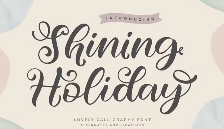 Shining Holiday Font