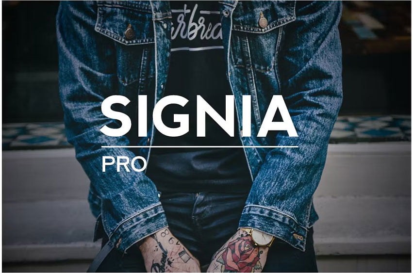 Signia Pro Font