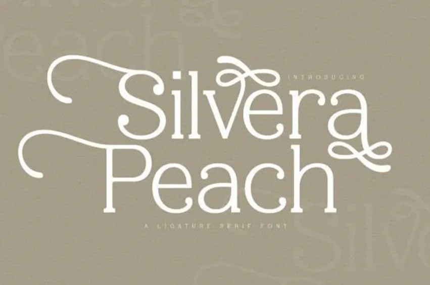 Silvera Peach Font