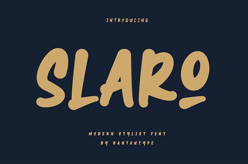 Slaro Modern Stylish Font