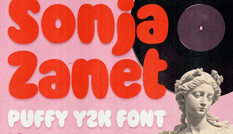 Sonja Zanet Bubble Y2K Font