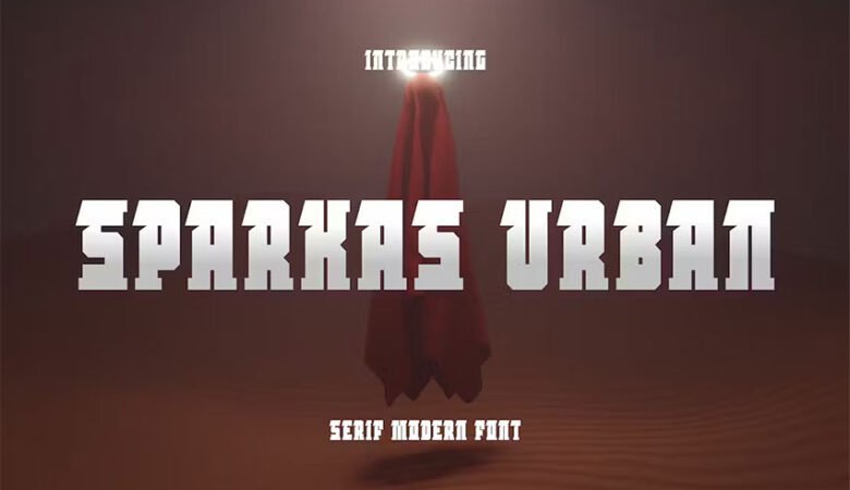 Sparkas Urban Font