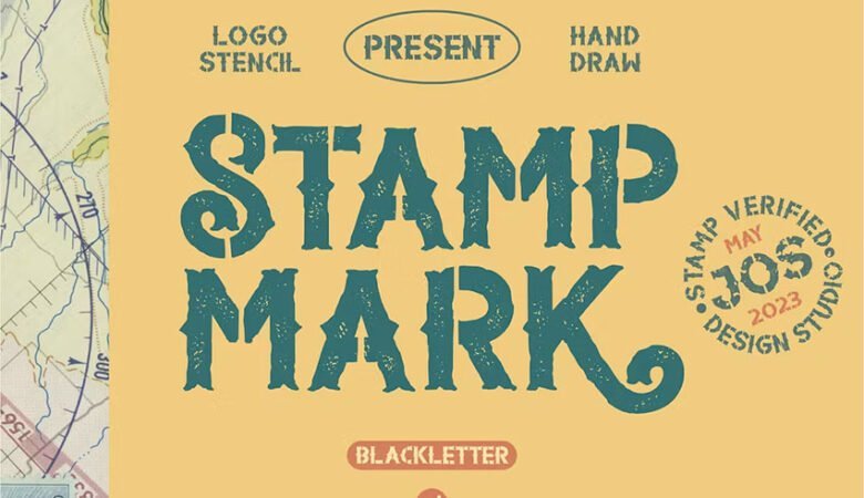 Stamp Mark Font