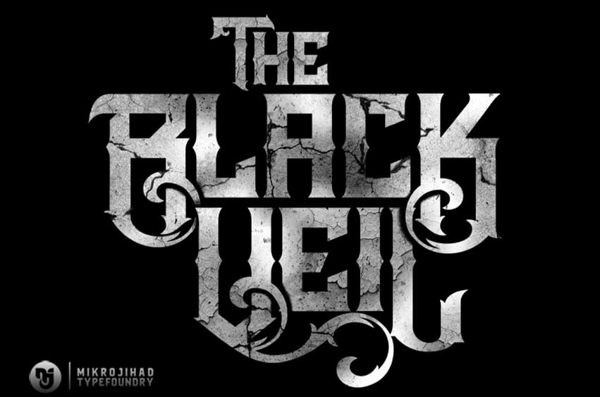 The Black Veil Font - FreeDaFonts