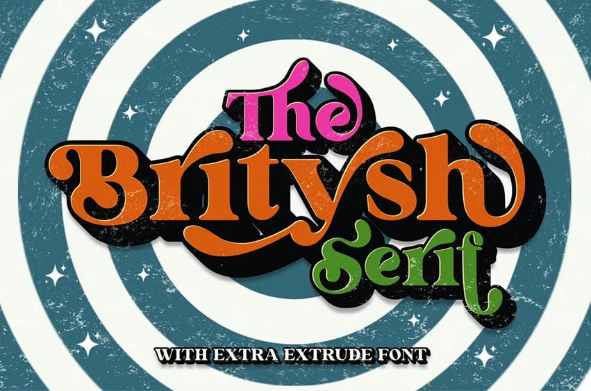 The Britysh Serif Font