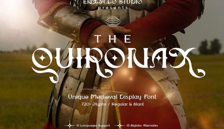 The Quironax Medieval Display Font